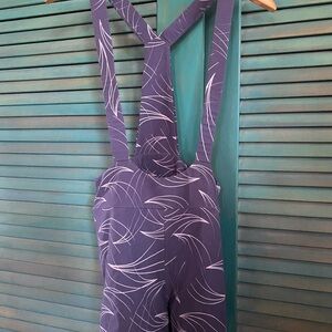 Sea Navy and White Patterned surf/Swim Overalls